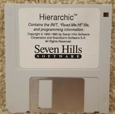 Vintage 1993 Apple IIgs 3.5 Inch Floppy Disk Seven Hills Software Hierarchic picture