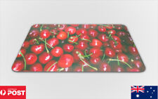 MOUSE PAD DESK MAT ANTI-SLIP|VINTAGE RED CHERRIES FRUIT picture