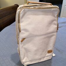 NEW NOBLEMAN Backpack for women & men-Waterproof--Travel, work --Beige Plus USB picture