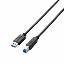 Elecom USB cable USB3AB20BK from Japan picture