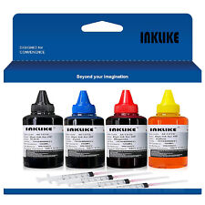 4Pack 400ml Universal Dye Ink Refill Kit for All HP Canon Epsn Brother Printers picture