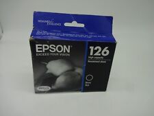 Genuine Epson 126 High Capacity Black Ink Cartridge New Sealed Exp 07-2022 (LY) picture