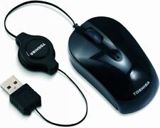 Retractable Mini USB Corded Wired Mouse for Window 11 10 8 Notebook Laptop picture