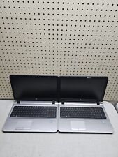 Lot of Two (2) HP ProBook 450 G3 Laptops - i5-6200U - 4GB RAM - BAD BATT - READ picture