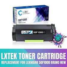 LxTek Compatible Toner Cartridge Replacement for Lexmark 50F1000 Brand New  picture