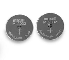 2pcs for MAXELL ML2032 ML 2032 Rechargeable Button Coin Cell CMOS Battery picture