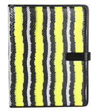 Marc Jacobs Wildcard Multi Neon Snake Leather Tablet iPad Folio Book Case NWT  picture
