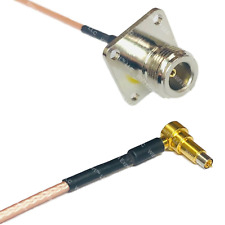 RG316 N FLANGE FEMALE to MS-156 MALE ANGLE Coaxial RF Cable USA-US picture