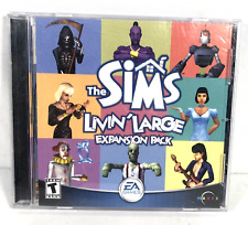 The Sims, livin' large Expansion Pack PC CD-ROM, Simulation Game, Manual and Key picture