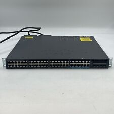 Cisco WS-C3650-12X48UQ-S 48 Port Network Switch. picture