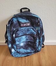 JanSport Trans SuperMax Backpack Laptop Sleeve Cosmos Galaxy Space Blue  picture