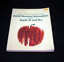 1984 BASIC Business Subroutines for Apple II and IIe VTG Computer Bk APPLESOFT picture