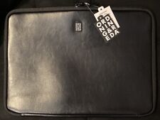 NEW NWT Ordning & Reda 15” Black Leather Laptop Case Swedish Design—PLEASE READ picture