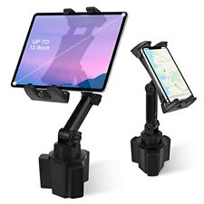 Cup Holder Car Tablet Mount, Universal 360° Rotation Adjustable Long Arm Hold... picture