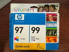 Genuine HP 99 Photo & 97 Tri-Color Ink Cartridge Combo Pack picture