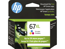 HP 67XL High Yield Tri-color Original Ink Cartridge, ~200 pages, 3YM58AN#140 picture