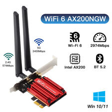 AX3000 PCIe WiFi 6 Intel AX200 WiFi Card Dual Band BT5.3 Desktop PC WiFi Adapter picture