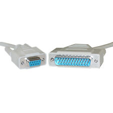 3ft Serial Cable DB9 Female to DB25 Male, UL rated, 9 Conductor 10D1-02303 picture