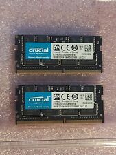 Tested GOOD Laptop Crucial 2x16GB 32GB DDR4 2400 CT16G4SFD824A Memory RAM SODIMM picture