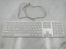 Apple Aluminum Wired Extended Low Prof Keyboard Model A1243 USB QWERTY Ergonomic picture
