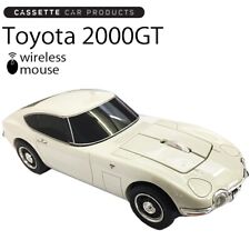 TOYOTA 2000GT Ivory Click Car Mouse / Wireless Mouse Toyota official license picture
