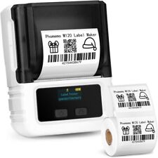Phomemo M120 Label Printer Bluetooth Inkless Label Maker Machine with Tape Lot picture