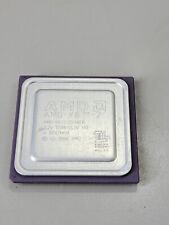 AMD K6-2 / 350AFR 450MHz 450 2.2v Socket 7 CPU 1998 Vintage, Rare, Retro, GOLD picture
