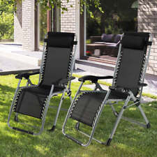 NNECW Zero Gravity Recliner Chair with Removable Pillow for Backyard picture