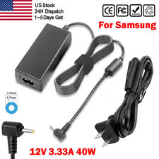 40W Laptop Charger For Samsung Chrome Notebook Power Supply Adapter-2.5*0.7mm US picture