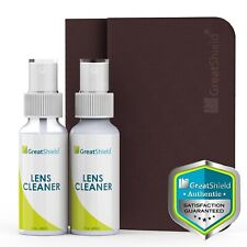 2x Lens Screen Glass Cleaner Spray, 2x Ultra Soft Microfiber Cleaning Cloth Kit picture