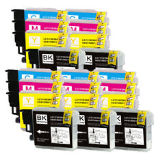 Printer Ink cartridges fits Brother LC61 MFC-490CW MFC-495CW MFC-J410W MFC-J265W picture
