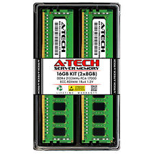A-Tech 16GB 2x 8GB 1Rx4 PC4-17000R DDR4 2133 MHz ECC REG RDIMM Server Memory RAM picture