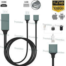 1080P HDMI Mirroring Cable Phone to TV HDTV Adapter Cord for iPhone iPad Android picture