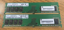 HP Samsung 2 x 8GB DDR4 1Rx8 PC4-2666V-U Desktop UDIMM Memory 933276-001 picture