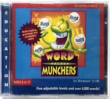 Word Munchers Deluxe (PC CD-ROM, 1997) Windows 3.1/95 - AS NEW picture