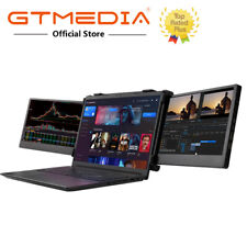 GTmedia 11,6'' Triple Portable Monitor Laptop Monitor Extender Dual Screen FHD  picture