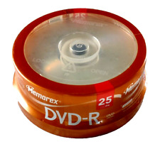 Memorex DVD R 16x 4.7GB 120 Min 25 Pack Spindle New/ Sealed picture