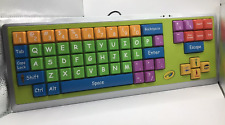 Crayola USB EZ Type Keyboard Multi Colored Tested Works 2009 11071 picture