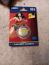 Wonder Woman 32GB Flash Drive Keychain Emtec DC Comics picture