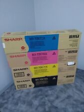 New  Genuine Set Sharp MX-70NTBA MX-70NTMA MX-70NTYA MX-70NTCA Toners Cartridge picture