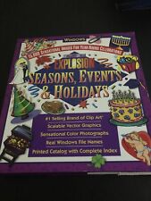 Art Explosion 15,000 Clip Art Images Seasons Events Holidays Windows 95 98 NOS picture