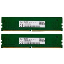 Hynix 16GB (2X8GB) DDR5 DDR5 4800MHz PC5-38400 UDIMM Memory Ram HMCG66MEBUA084N picture