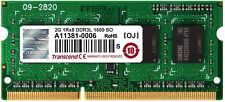 Transcend (2x 2GB) 1600MHz PC3-12800 1Rx8 1.5V 1.35V 204-Pin DDR3L SODIMM Memory picture