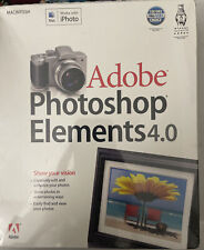 2006 Adobe PHOTOSHOP Elements 4.0 for Macintosh MAC Software Brand New Sealed picture