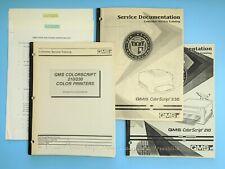 QMS ColorScript 210 & 230 Color Printer Service Training Guides: 1992/94 Vintage picture
