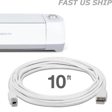 Longer 10ft Quality White Lead Wire Cord USB Cable for Cricut Explore One picture