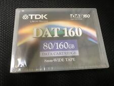 NEW TDK DATA Cartridge DAT160 DDS6 8mm wide tape 80/160GB same as C8011A picture