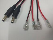 20 pcs DC Power 5.5x2.1mm Male Plug Connector to Dual Electrode Clip Cable 25cm picture