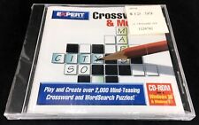 1996 EXPERT Vintage CROSSWORDS & More CD ROM PC Game NEW Sealed Windows 95 3.1 picture