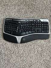 Microsoft Natural Wireless Ergonomic Keyboard 7000 No USB Dongle Not Tested picture